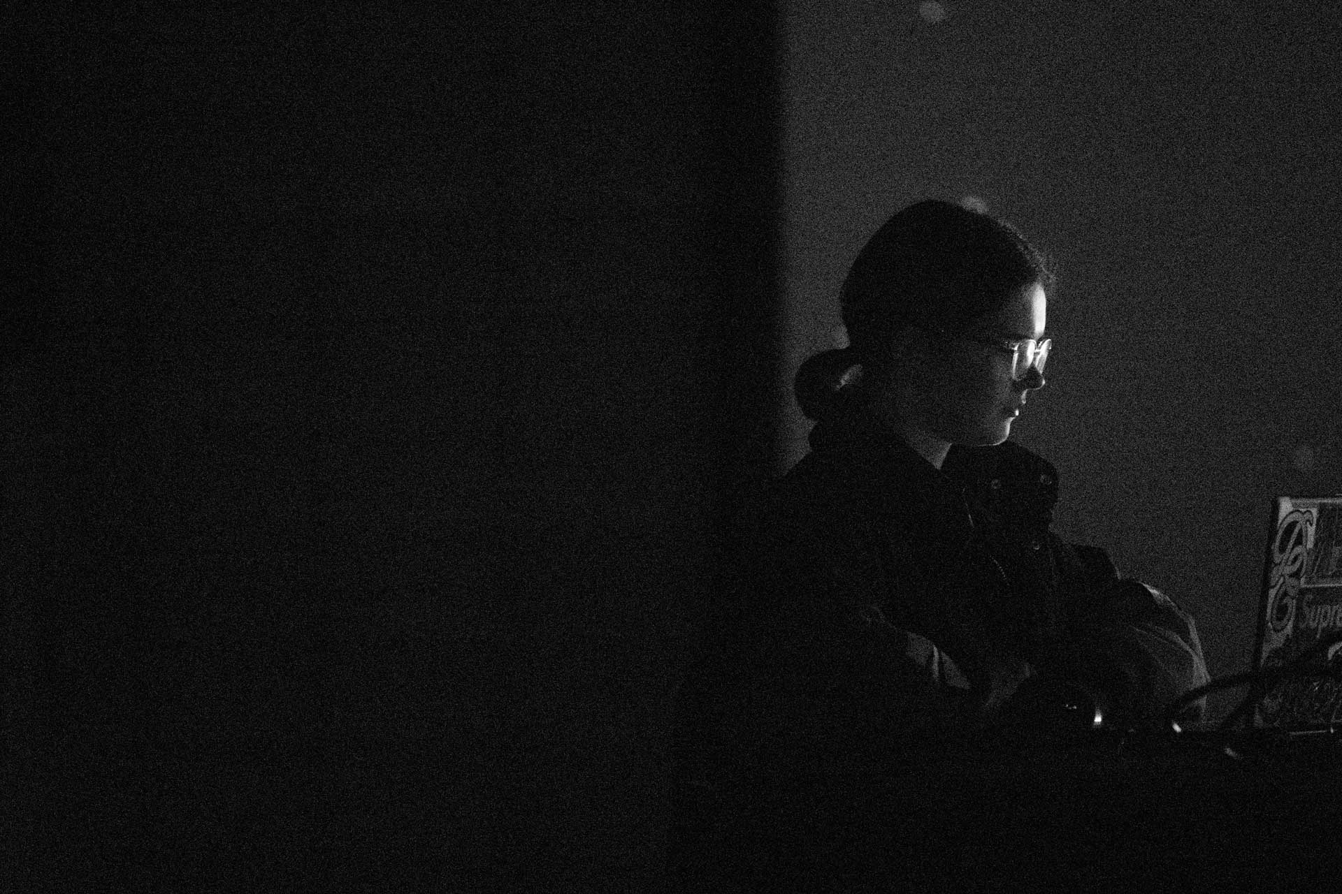 Caroline Reize during KNOSPE I performance